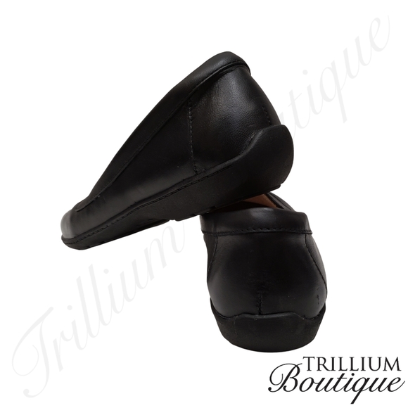 SOUL Naturalizer Zapato Loafer Black New in Box Leather Upper - Picture 11 of 13